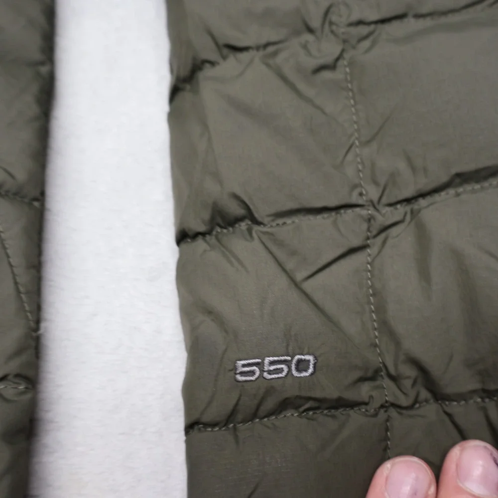 North Face Down‎ Jacket Mens Large Green Ravenwood 550 Fill Light Quilted Puffer